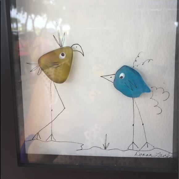 Original P.E.I Sea Glass Art 5” x 7” - Picture 4 of 7